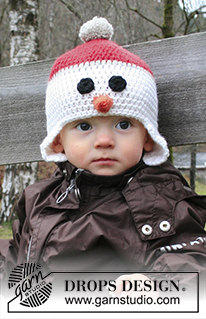Free patterns - Children Earflap Hats / DROPS Extra 0-1196