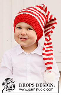Free patterns - Christmas Hats for Children / DROPS Children 44-23