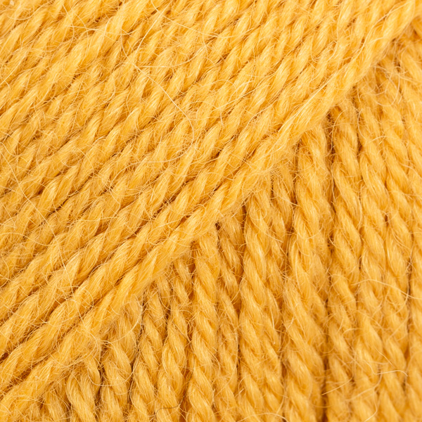 DROPS Alpaca uni colour 2923, zlatá žlutá