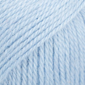 DROPS Alpaca uni colour 6205, lys blå