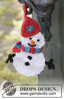 Free patterns - Christmas Tree Ornaments / DROPS Extra 0-1065