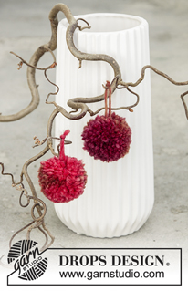 Free patterns - Christmas Tree Ornaments / DROPS Extra 0-1350