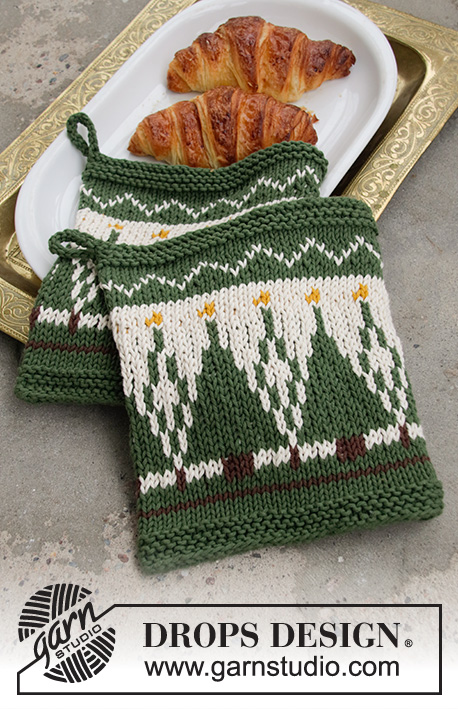 Breakfast Joy / DROPS Extra 0-1462 - Pega tricotada com jacquard norueguês para o Natal em DROPS Paris. 
Tema: Natal.