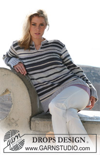 Free patterns - Striped Jumpers / DROPS Extra 0-441