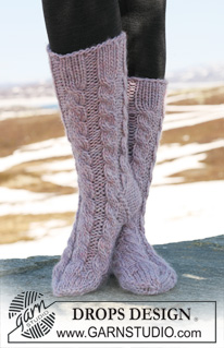 Free patterns - Chaussettes / DROPS 116-28
