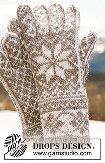 Free patterns - Gloves / DROPS 116-56
