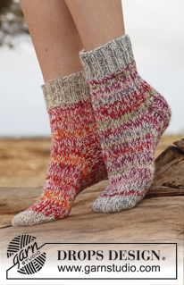 Free patterns - Chaussettes / DROPS 148-26