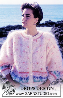 Free patterns - Warm & Fuzzy Throwback Patterns / DROPS 17-8