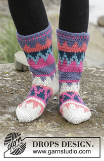 Free patterns - Chaussettes / DROPS 172-16