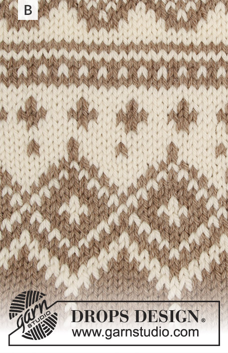 Perles du Nord Socks / DROPS 180-3 - Chaussettes hautes au tricot, avec jacquard norvégien. Du 35 au 43.
Se tricotent en DROPS Flora.
