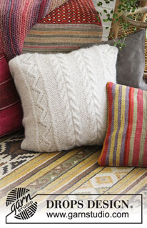 Free patterns - Pillows & Cushions / DROPS 183-42