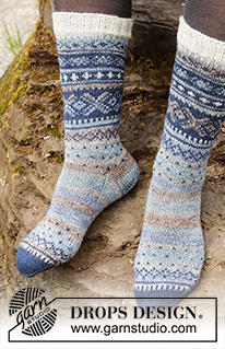 Free patterns - Chaussettes / DROPS 193-16