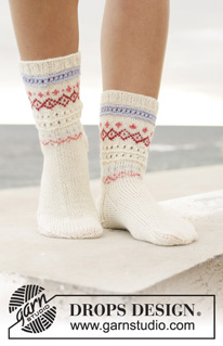 Free patterns - Chaussettes / DROPS 198-17