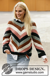 Free patterns - Striped Jumpers / DROPS 205-1