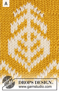 Mandal / DROPS 207-5 - Sweter na drutach przerabiany od góry do dołu z zaokrąglonym karczkiem i żakardem norweskim, z włóczki DROPS Merino Extra Fine. Od S do XXXL.