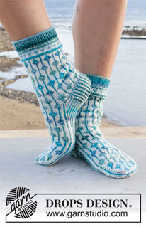 Free patterns - Chaussettes / DROPS 209-21