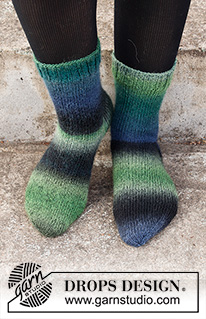 Free patterns - Chaussettes / DROPS 214-55