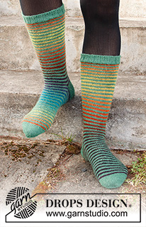 Free patterns - Socks / DROPS 214-57