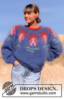 Free patterns - Warm & Fuzzy Throwback Patterns / DROPS 22-13