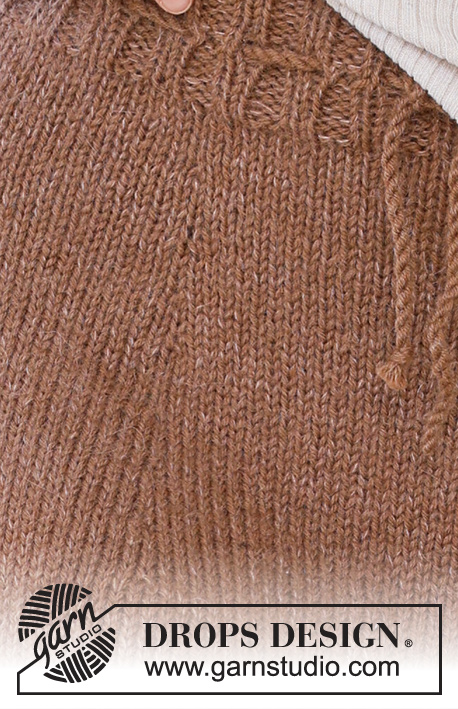 Cinnamon Tea / DROPS 237-25 - Knitted skirt in DROPS Lima and DROPS Kid-Silk. The piece is worked top down in stockinette stitch. Sizes S - XXXL.