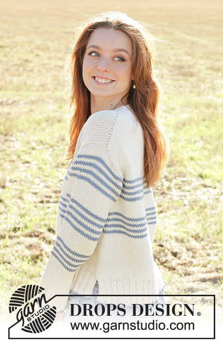DROPS Design free patterns - Women's Striped Sweaters