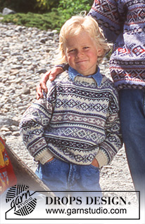 Free patterns - Norweskie dziecięce swetry przez głowę / DROPS 39-15