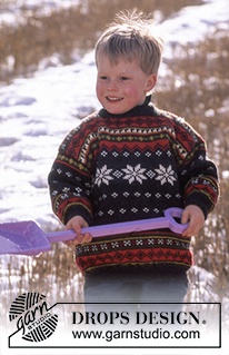 Free patterns - Norweskie dziecięce swetry przez głowę / DROPS 52-29