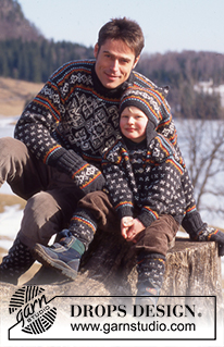 Free patterns - Norweskie dziecięce swetry przez głowę / DROPS 52-3