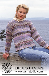 Free patterns - Striped Jumpers / DROPS 76-7