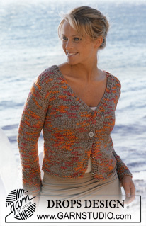 Sparks of Sunset / DROPS 81-16 - DROPS cardigan in Frutti