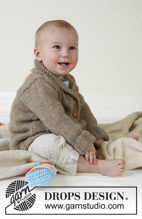 Little Alfred / DROPS Baby 13-13 - Jacket and soft toy in Alpaca
