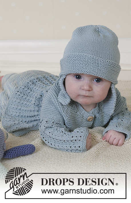 Seaport Baby / DROPS Baby 13-2 - Fine work in soft cotton. Gift to a May child?