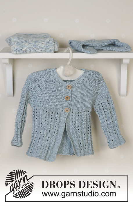 Seaport Baby / DROPS Baby 13-2 - Fine work in soft cotton. Gift to a May child?