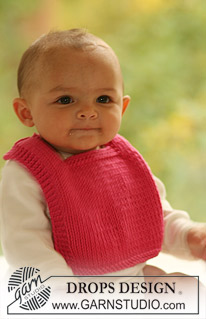 Free patterns - Baby Bibs & Scarves / DROPS Baby 17-24