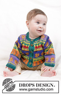 Free patterns - Jakker & Cardigans til baby / DROPS Baby 6-12