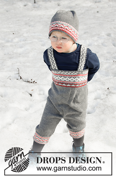 Shinny Upatree / DROPS Children 32-16 - Knitted trousers for babies and children in DROPS Baby Merino. The piece is worked top down, with Nordic pattern. Sizes 6 months – 6 years.