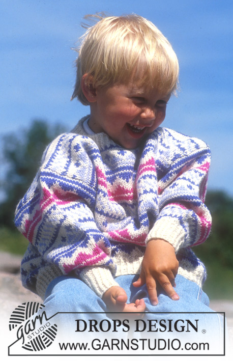 DROPS Children 4-9 - Sweater in DROPS Karisma