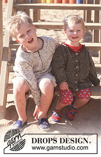 Free patterns - Proste dziecięce rozpinane swetry / DROPS Children 8-7