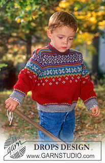 Free patterns - Nordiska tröjor till barn / DROPS Children 9-21