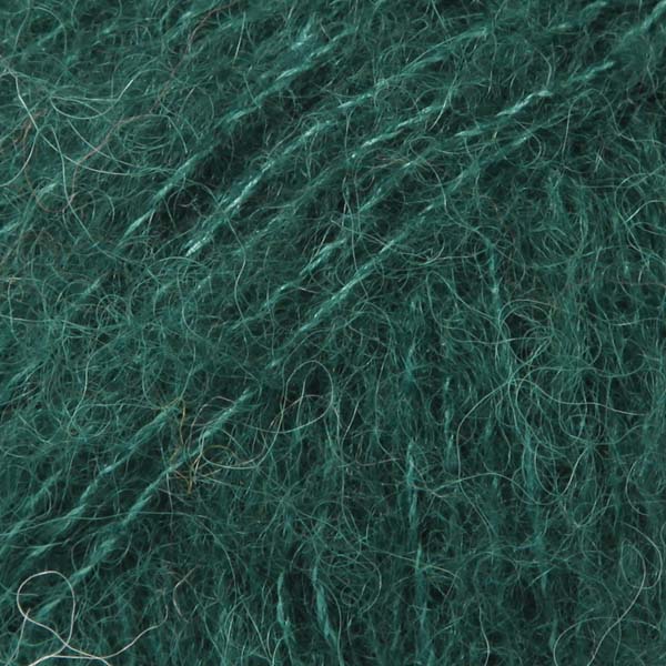 DROPS Brushed Alpaca Silk uni colour 11, skogsgrön