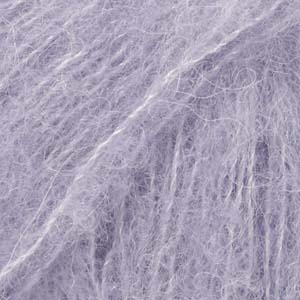 DROPS Brushed Alpaca Silk uni colour 17, ljus lavendel