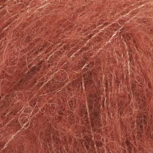 DROPS Brushed Alpaca Silk uni colour 24, rostrot