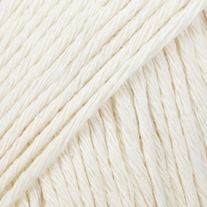 DROPS Cotton Light uni colour 01, blanco hueso
