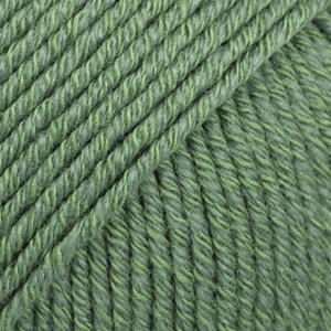 DROPS Cotton Merino uni colour 11, skovgrøn