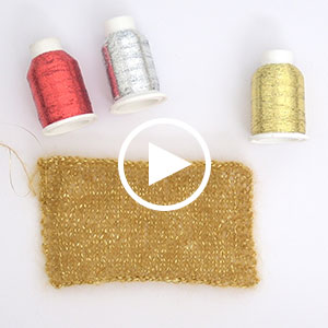 Product video thumbnail yarn Glitter