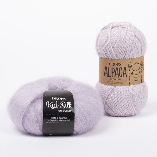 DROPS yarn combinations alpaca4010-kidsilk09