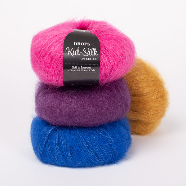 DROPS yarn combinations kidsilk30-21-13-16