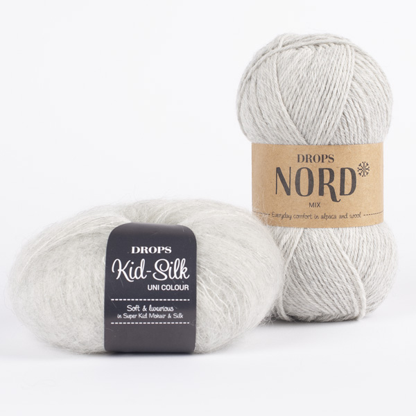 DROPS yarn combinations nord03-kidsilk44