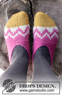 Free patterns - Socken & Hausschuhe für Ostern / DROPS Extra 0-1247