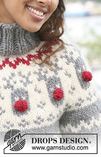 Free patterns - Weihnachtliche Pullover & Jacken / DROPS 122-1